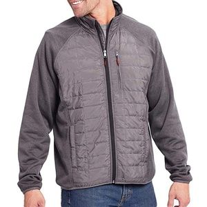 Orvis Men's Mixed Media Jacket Charcoal